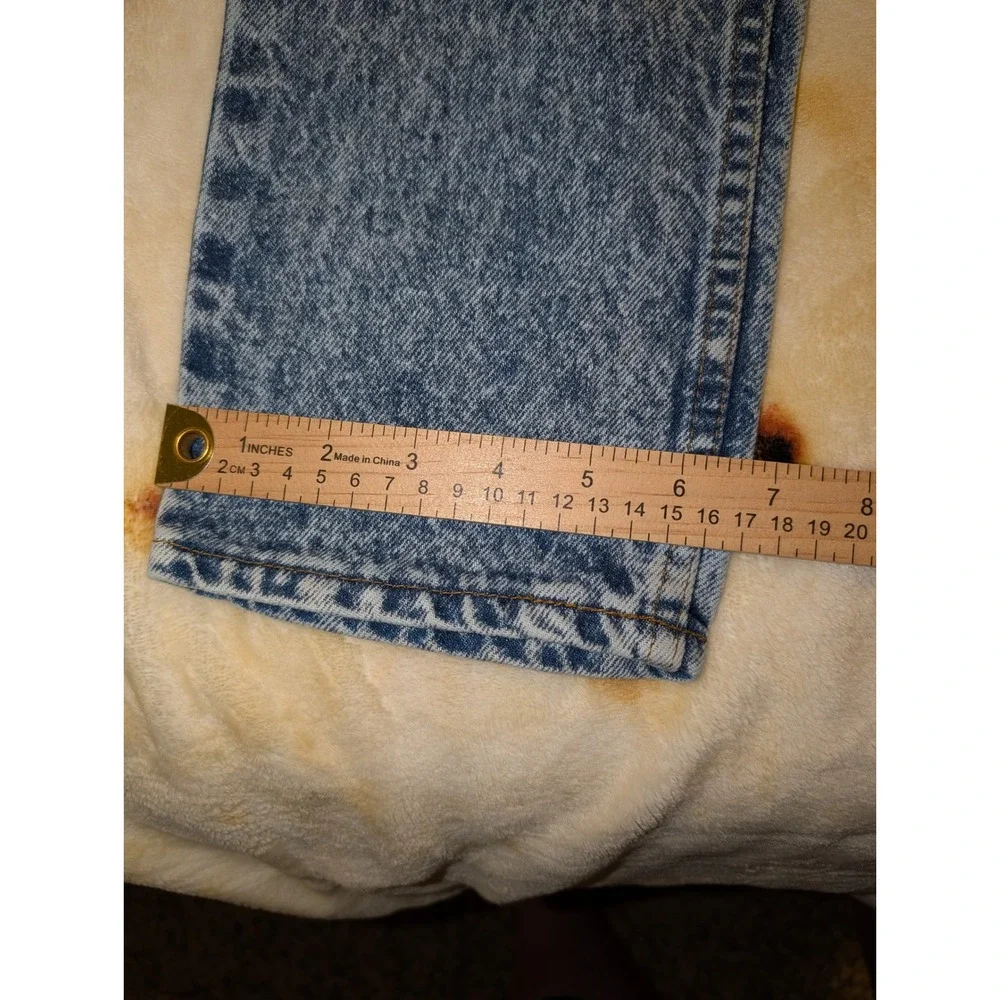 Levis Jeans Mens 28X32 705 Student  Made in USA Acid Wash Orange Tab Straight